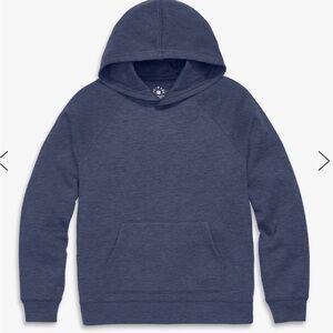 Primary Adult cozy fleece heather Navy Hoodie and Sweatpants in women’s fit